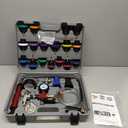 WNZ Coolant Pressure Tester Kit, 28PC Radiator Pressure Tester Kit, Radiator Cooling System Pressure Tester Kit with Vacuum Pump Vacuum Purge & Refill Tool