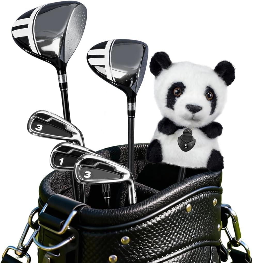 Scott Edward Golf Club Cover Fit Well for Hybrid Wood Golf Club, Funny Cute Animal Design Soft Functional Golf Headcover Stylish Protection for Your Clubs for Men and Women