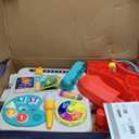 Fisher-Price Baby & Toddler Toy Laugh & Learn 4-in-1 Activity Table & Art Easel with Educational Music for Ages 6+ Months, Multilanguage Version