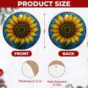 3 x 2025 Christmas Ornament – Sunflower Ornament, Bright Floral Holiday Tree Decoration, Nature Inspired Keepsake Gift
