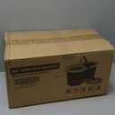 Mop and Bucket with Wringer Set 360 3psc Microfiber Spin Mop with Bucket and Dual Mop Heads Self Wringing Spinning Mop (20QT) (1)