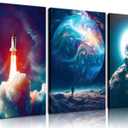 Yolbcdr Funny Space Wall Art