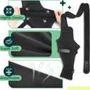 Dog Rear Leg Sleeve to Stop Licking, Hind Leg Protector for TPLO Recovery, ACL Surgery, Wounds or Skin Issues, Soft Breathable Cover for Large Medium Small Dogs (L-Left)