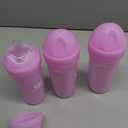 Herobility Double Anti-Colic Baby Bottles  12 fl oz/340ml  3-Pack  Purple