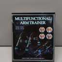 Twister Arm Trainer  6 Adjustable Resistance Levels (60-110 lbs), Stainless Steel, Ergonomic Arm & Chest Workout Equipment for Men & Women, Portable Home Gym with 2 Arm Sleeves