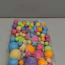 108 Pcs Balls Cake Topper DIY Cupcake Insert Foam Balloons for Cake Baking Wedding Anniversary Birthday Decoration(Sweet Colors,Multi Sizes)