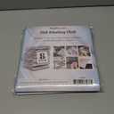 2 x Non Scratch Wire Dishwashing Rag, 8 Pack Double Layer Reusable Wire Dishcloth, Silver Mesh Metal Cleaning Cloth for Pots, Pans, Sink, Steel Cookware, Wet & Dry Cleaning