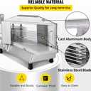 VEVOR Commercial Tomato Slicer 1/4" Heavy Duty Cutter with Built-in Cutting Board for Restaurant or Home Use