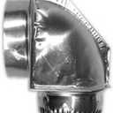 Builders Best 010161 4" 90 Aluminum Close Elbow