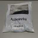 Amoretu Short Sleeve Tunic Tops Loose Fit for Women Crew Neck Tunic Tshirt (Medium, Black)
