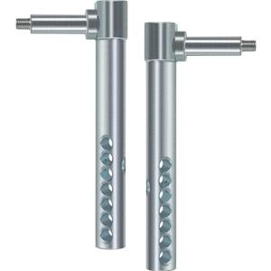 Yoursme AM131288 AM131289 Front and Rear Mower Deck Gage Wheel Arm for John Deere Mower Decks 48C 54C and 62C, Diameter 1”, Come with 2 Pair