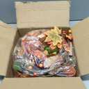 RoseCraft Fall Garland, 6FT Autumn Maple Leaf Velvet Pumpkin/Berry Garland Fall Decor, for Home Harvest Thanksgiving Fireplace Front Door Indoor Outdoor Holiday Party Decorations.