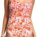 Beautikini Period Swimwear One Piece Leakproof Swimsuit Menstrual Tummy Control Bathing Suit for Teens Girls and Women (S)