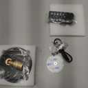 EZVALO Spotlight Indoor, Rechargeable Battery Picture Lights, Wireless Up Lights Indoor with Remote, Dimmable, 3 Color Temps, Timer, Accent Lighting for Plant, Tree, Art, Displays (2-Pack) (Black-Gold)