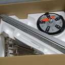 ZMISHIBO 52 Inch Ceiling Fan No Light, Flush Mount Low Profile, Modern Nickel Ceiling Fan Without Light, Remote Control & Quiet DC Motor, for Indoor&Outdoor, Bedroom, Living Room