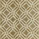 Maples Rugs Moderna Geometric Area Rugs  Made in USA  Washable, Non Slip Indoor Carpet for Entryway, Foyer, Kitchen, and Bathroom, 30" x 46", Beige