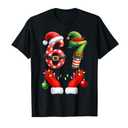67 Christmas 6 7 Meme Pajamas Holiday Gen Alpha Slang T-Shirt, Size L