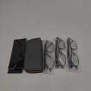 CRGATV 3-Pack Reading Glasses for Men Blue Light Filtering Full Frame Metal Readers Anti Uv/Eye Strain/Glare