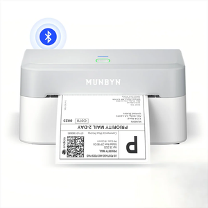 MUNBYN RW403B Bluetooth Shipping Label Printer