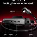 JSAUX Upgraded Docking Station 4K@120Hz for Steam Deck OLED/ROG Ally X/Legion Go/MSI Claw, 5-in-1 Steam Deck Dock with HDMI 2.1, 100Mbps Ethernet, USB 2.0 and 100W Charge for Steam Deck LCD-HB0602