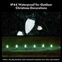 C9 Led Christmas Lights Outdoor Christmas Decorations Commerical Grade 50Led 33ft Christmas Tree Lights Set for Indoor Outdoor Wedding, Holiday, Party, Home Christmas Decorations(White)