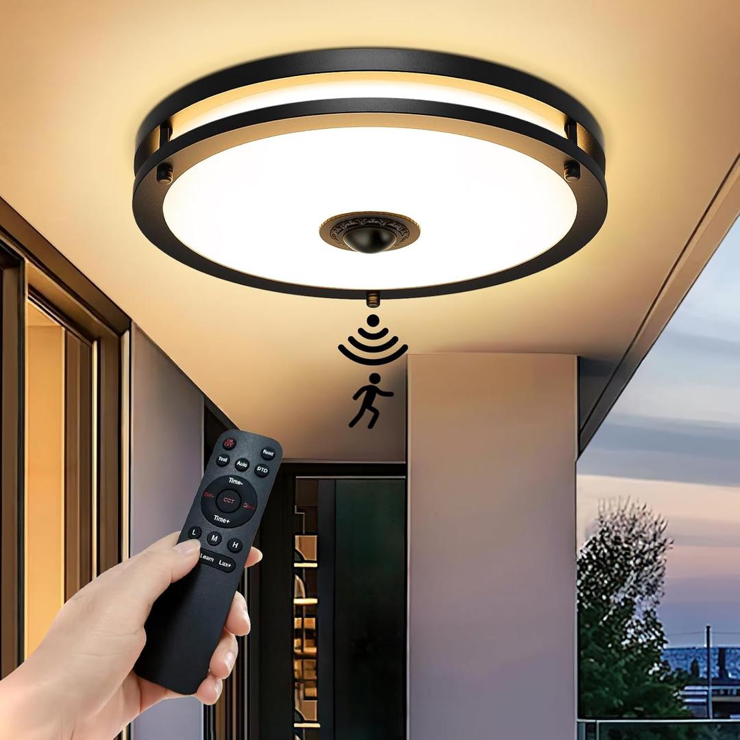 Outdoor Ceiling Light with Remote Control