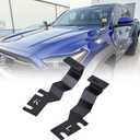 No-Drill A-Pillar Ditch Light Brackets for 2016-2026 Toyota Tacoma & 2025-2026 Toyota 4Runner, Bolt-On Hood Mount Kit for Off-Road LED Pod Lights