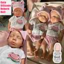 OtardDolls 33cm Reborn Baby Dolls Silicone Full Body Girl Lifelike Handmade Painted Dolls Silicone Reborn Babies for Kids