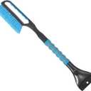 Snow Brush and Ice Scraper for Car Windshield,26.4" Window Scraper Deicer for Car SUV and Truck,Ice Scrapers and Brushes 2 in 1,Winter Car Automotive Exterior Accessories(1Pack Blue)