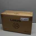 LE SURE Shown on TV Donut Medium Dog Bed - Round Catc Sofa Indoor Anti-Anxiety Calming Bed Gift for Pets, Washable Cute Modern Beds with Jacquard Shaggy Plush & Anti Slip Bottom, 30 Inch, Brwon (Brown Checks)