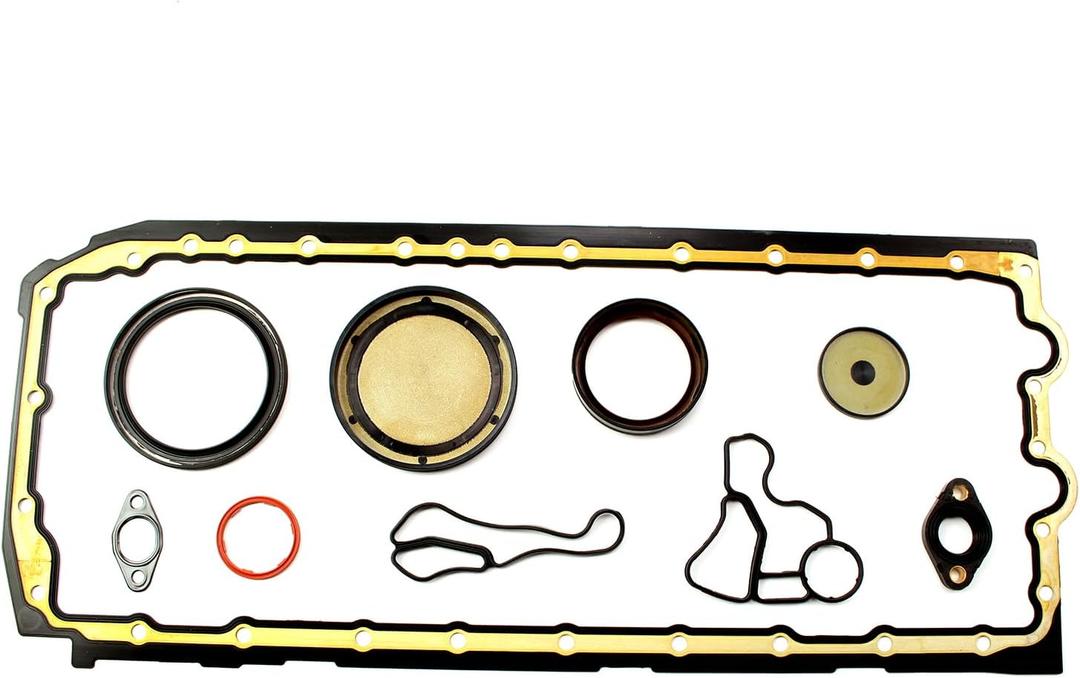 11137600482 11137548031 Oil Pan Gasket Set Fit for 2008-2018 BMW 135i 135is M135i M235i 335i 335xi 335is 435i 535i 640i 740i 740Li X1 X3 X4 X5 X6 E82 E88 F01 F30 F26 F87 3.0T N54B30 N55B30