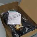 Flexi Hose Lightweight Expandable Garden Hose, 100FT -Retractable Garden Hose, Water Hose - No-Kink Flexibility, 3/4 Inch Solid Brass Fittings and Double Latex Core (Black)