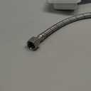 SAMODRA Bidet Attachment, Non-Electric Cold Water Bidet Toilet Seat Attachment with Pressure Controls, Retractable Self-Cleaning Dual Nozzles for Frontal & Rear Wash - Brushed Nickel