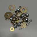 8pcs Furniture Rocking Chair Bearing Connecting Piece Rocking Chair Bearing Screws Bolts Kits Rocking Chair Furniture Hardware (45MM)