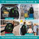 Sublaga Waterproof Car Seat Bags For Airplane Travel, Durable Carseat Cover For Air Travel Car Seat Travel Bag with Shoulder Straps and 2pcs Luggage Tags For Airplane