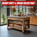 4 Inch Heavy Duty Swivel Caster Wheels with Brake, Set of 4, Industrial Locking Rolling Plate Casters Wheels for Furniture, Cart, Table and Workbench, Easily Load 2200lbs