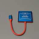 JEMDO Switch 2 Dock for TV (V21.2.0), 4K@144Hz HDR, HDMI 2.1 USB-C Adapter with 48Gbps, USB 3.2 & PD 100W Fast Charging Portable Travel Dock, Compatible with Nintendo Switch 2 / OLED / 2017 (Blue)