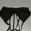 YEOREO Workout Sports Bras for Women Padded Strappy Open Back Gym Bra Light Impact Criss Cross Yoga Crop Top (Medium, Black)