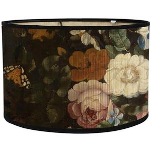 Lampshade E27 Vintage Bamboo Lampshade Flower Pattern Lantern Shade Cover Light Accessory for Pendant Table Lamp Floor Light (D)