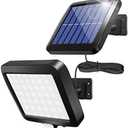 Solar Wall Lights Outdoor with Motion Sensor, 56 LEDs Ultra Bright IP65 Waterproof Separable Solar Porch Light, 16.4 ft Cord Security Light for Patio Yard Deck Garage Driveway Porch Fence