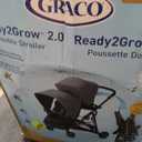 Graco Ready2Grow 2.0 Double Stroller, Twin Baby Stroller Features Bench Seat and Standing Platform Options, Compact Fold Perfect for Baby Travel, Rafa