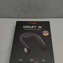 TORRAS COOLiFY Air 2025 Upgraded Neck Fan Air Conditioner, Dual-Airflow Pro Cooling, Ultra Light Portable Fan Rechargeable, Personal Cooling Fan Travel Essentials, Gifts for Dad Husband Father, Black