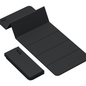 WEILA 1/2 Inch 70"x24" Foldable TPE Yoga Mat, Thick Non Slip Pilates Mat