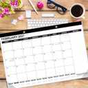 GuassLee Extra Large Desk Calendar 2026, 19 Months Jumbo Desk/Wall Calendar from Jun. 2026 through Dec. 2027, 30 x 20 Inches Hanging Planner with Julian Date, Notes for Home School Office Organizing