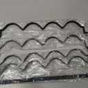 Small Rack for 8 Bottles Expandable & Stackable Metal Rack for Cabinet, Countertop, Floor, or Small Spaces Compact Storage Shelf for Kitchen, Bar, or Pantry (2 Tier, Black)