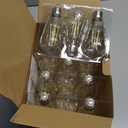 LED Light Bulbs, Bright Vintage 6W LED Edison Bulbs, St58 2700K Warm Light with CRI 85+, E26 Standard Base, 900LUM, Non-Dimmable, Clear Glass, Pack of 12