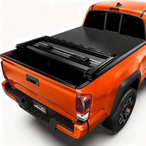 Soft Tri-Fold Truck Bed Tonneau Cover for 2016-2025 2026 Toyota Tacoma Fits 5FT Bed (60.5") | Only for Models with The Deck Rail System | Tacoma Accessories 2016-2023