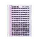 Invisible Band Lash Clusters Natural Lash Clusters Wispy Cluster Eyelash Extensions D Curl DIY Lash Extension 8-16mm Waterproof Soft Cluster Lashes 140pcs (Black, 8-16mm)