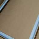 MCS Canvas Float Frames 18x24 Frame, Natural Woodgrain for Finished Canvases, Vertical & Horizontal Wall Hanging Large with Adhesive for Canvas Paintings (1-Pack)