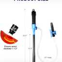 Cordless Fuel Transfer Pump, Battery Powered Fluid Transfer Pump, Max 3 GPM